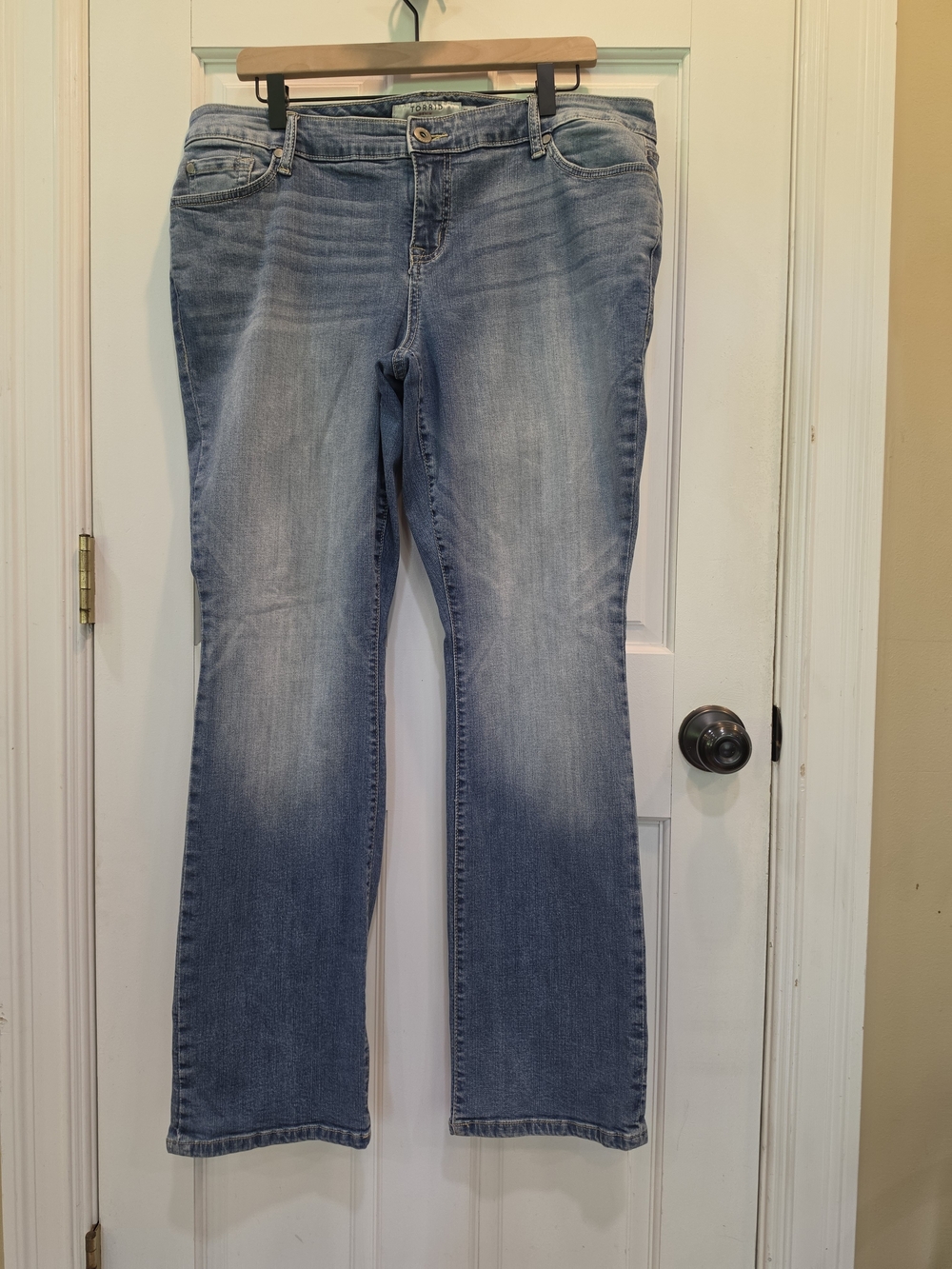 torrid Light Wash Barely Boot Jeans